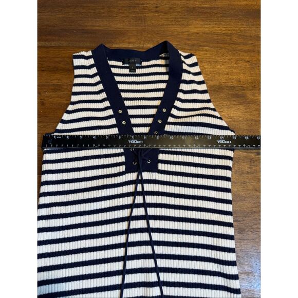 J Crew Striped Nautical Sweater Tank - Picture 5 of 6
